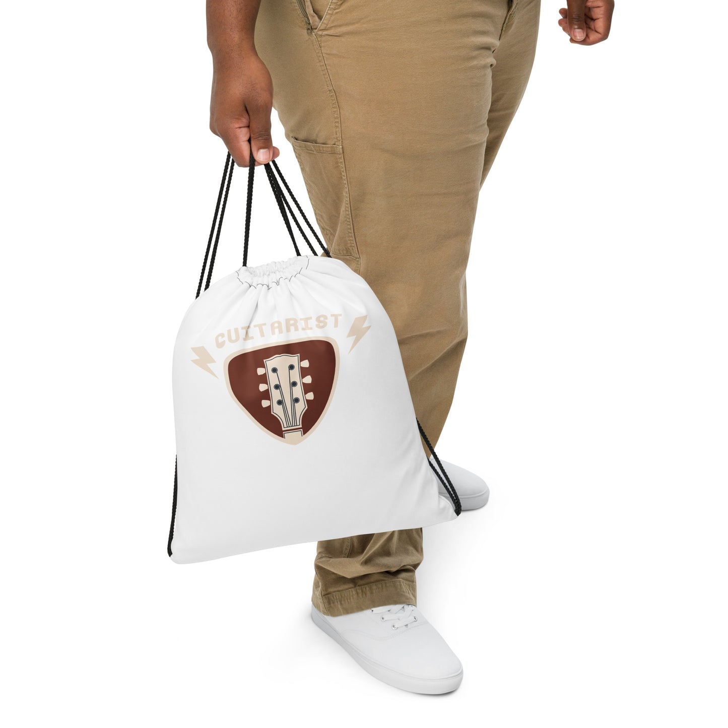 Guitarist Drawstring Bag