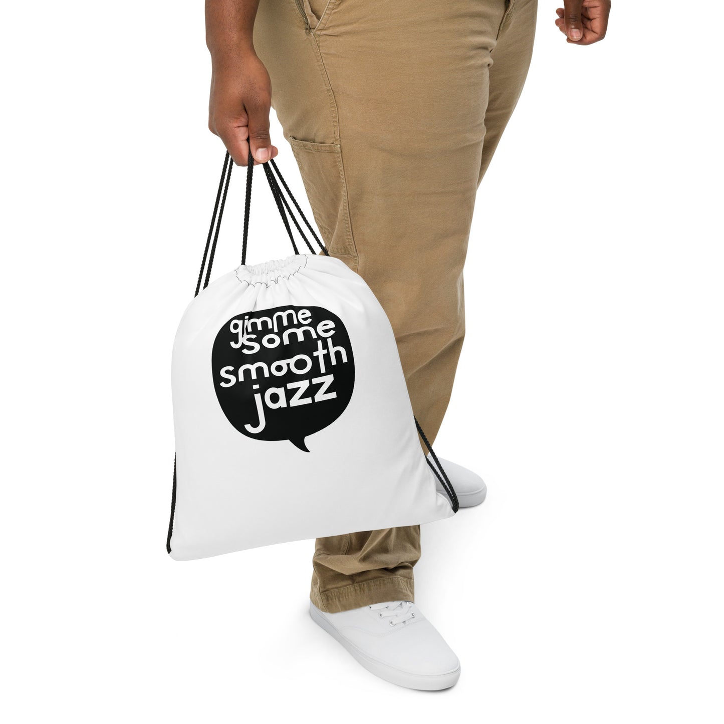 Gimme Some Smooth Jazz Drawstring Bag