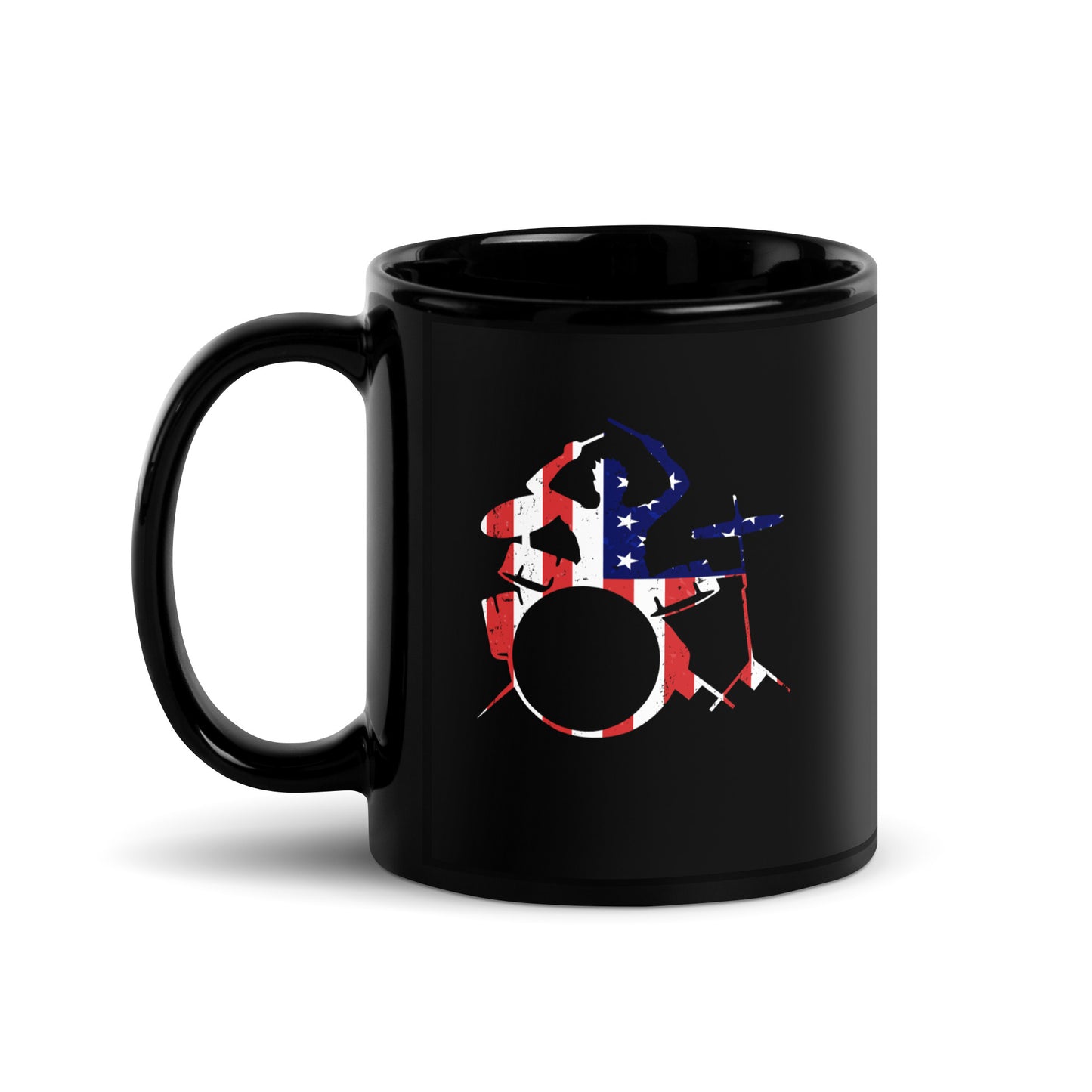 American Drummer Black Mug
