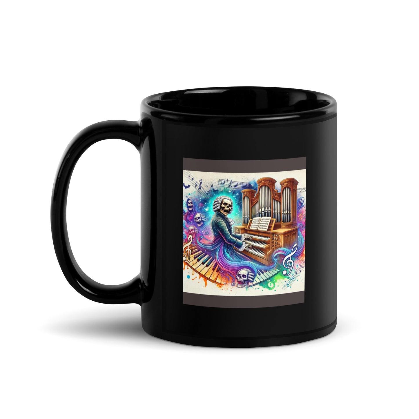 Bach from the Dead Black Mug