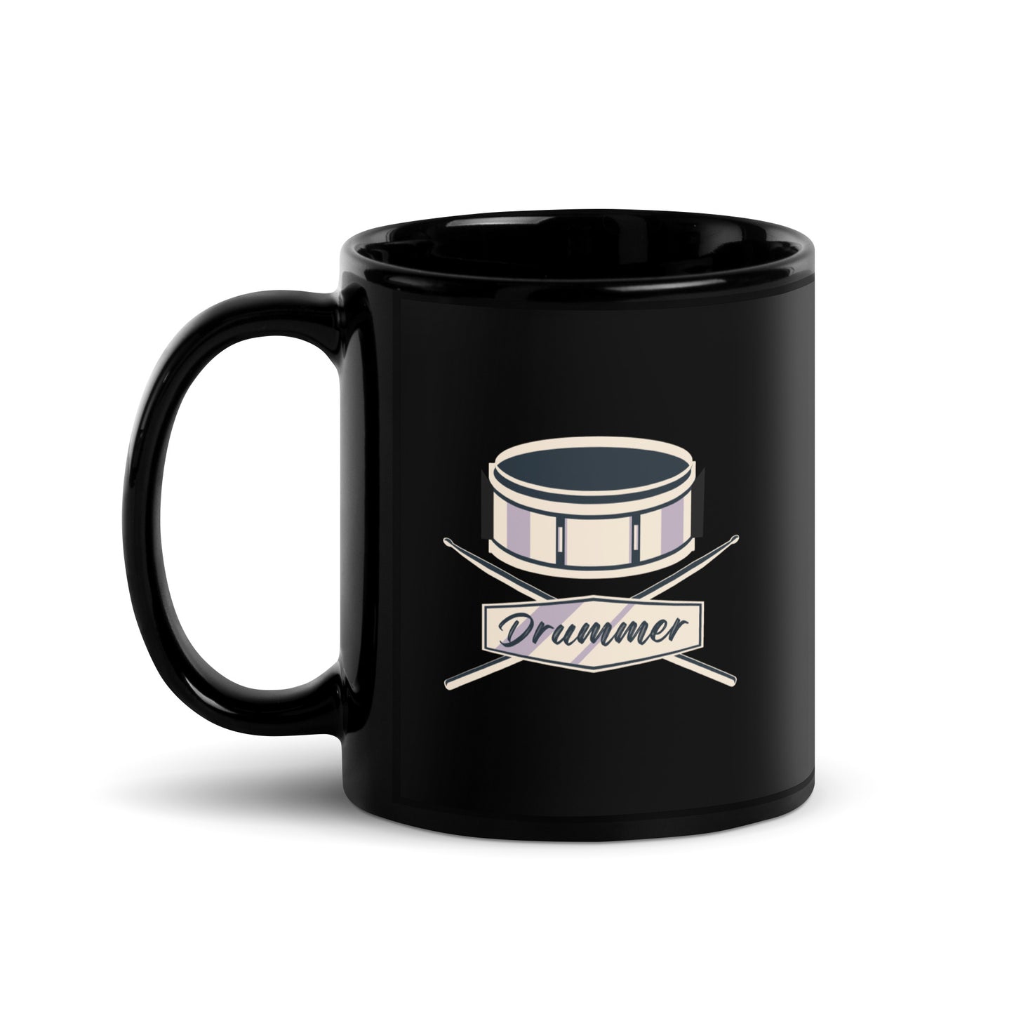 Drummer Idol Black Mug