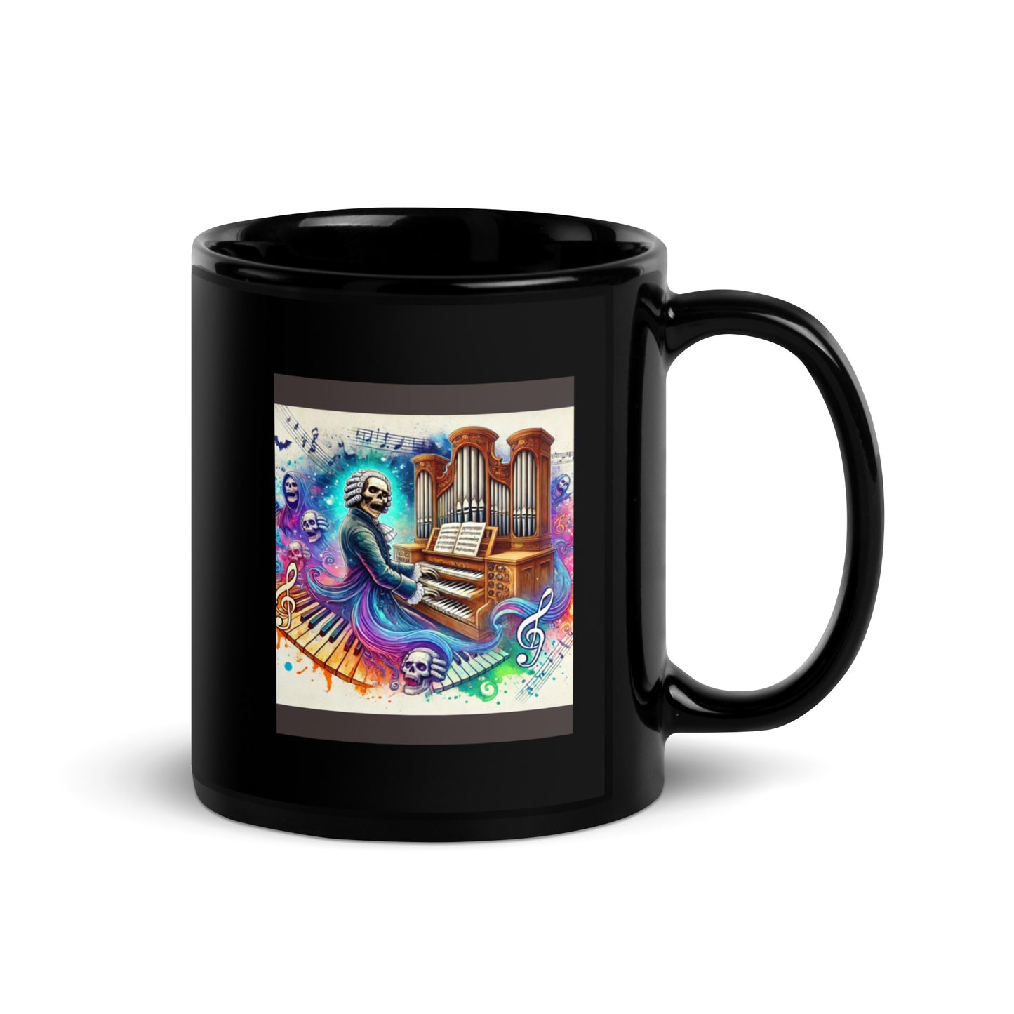 Bach from the Dead Black Mug