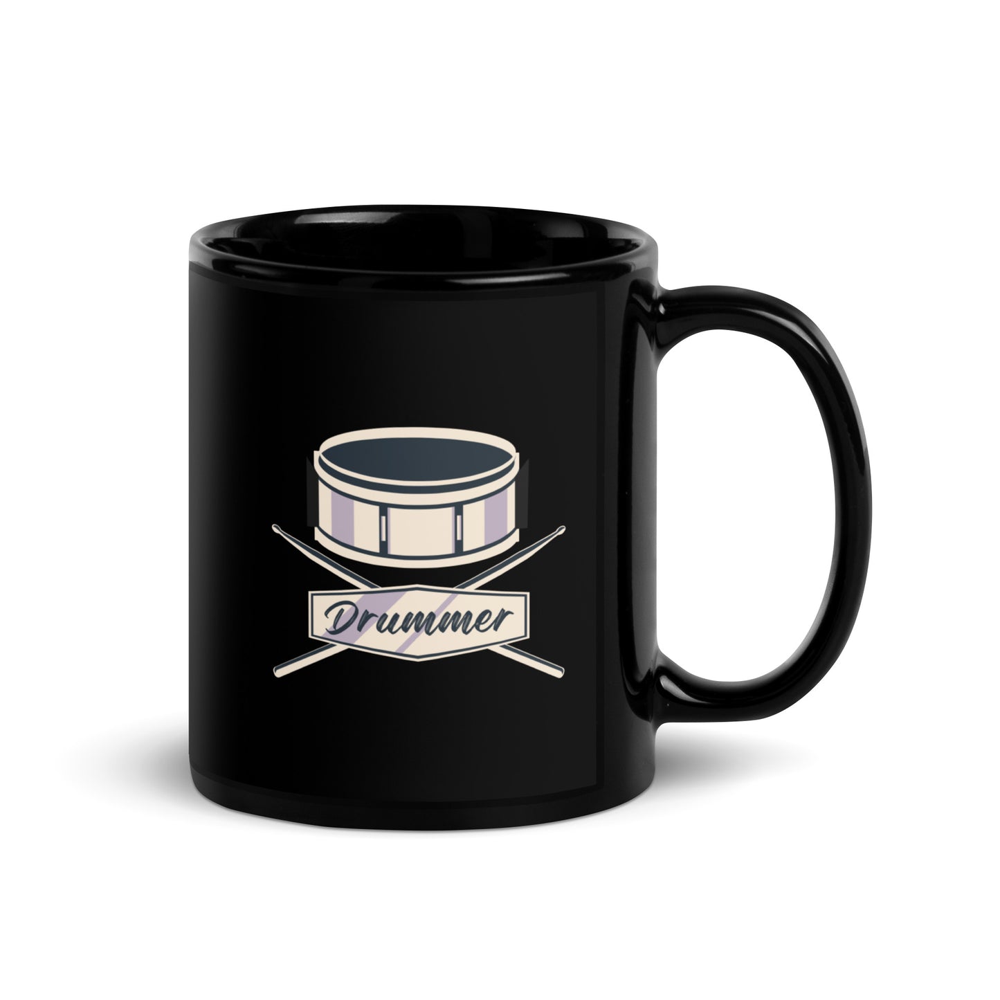 Drummer Idol Black Mug