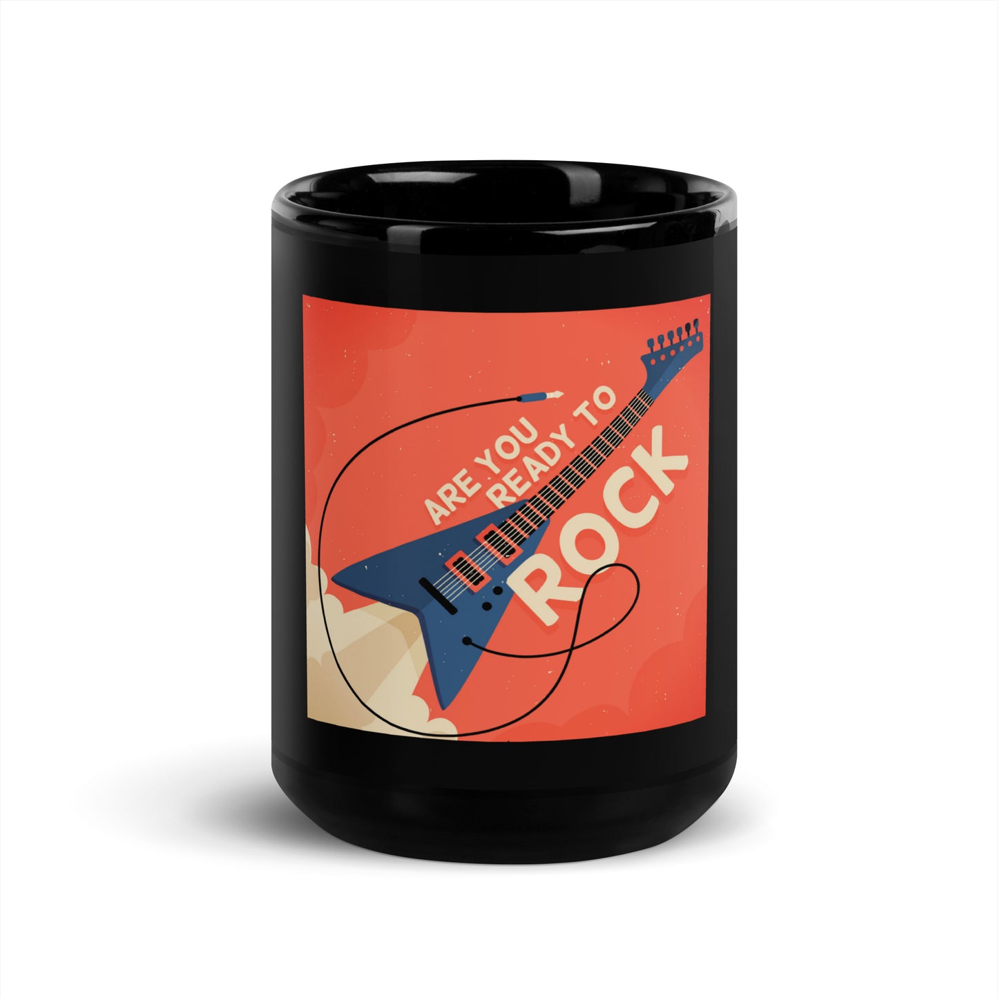 Are You Ready To Rock Black Mug