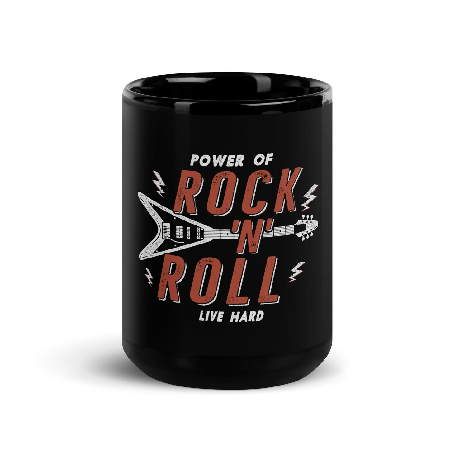 Power of Rock 'n' Roll Black Mug