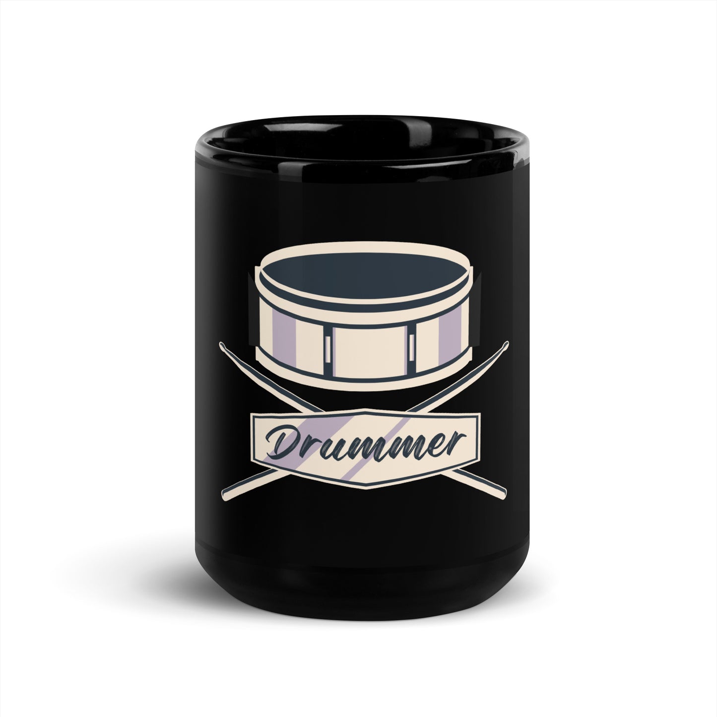 Drummer Idol Black Mug