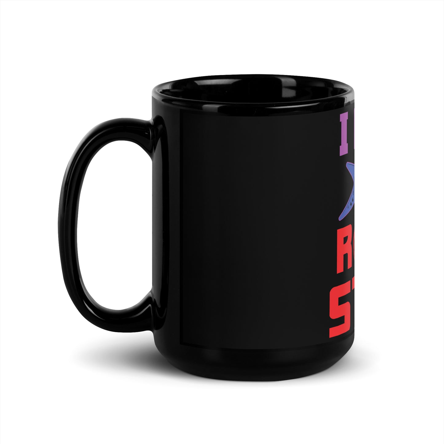 I Am Rockstar Black Mug