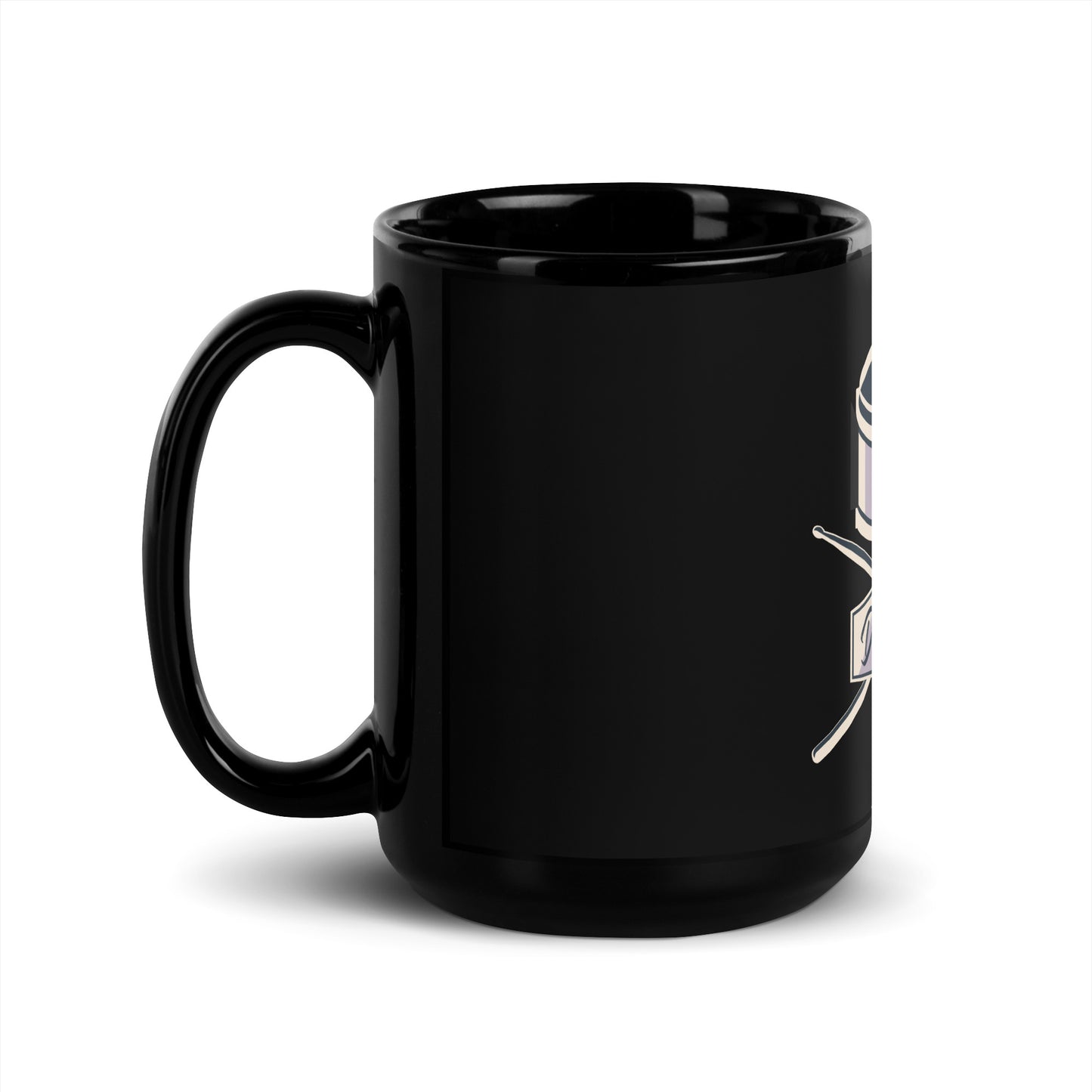 Drummer Idol Black Mug