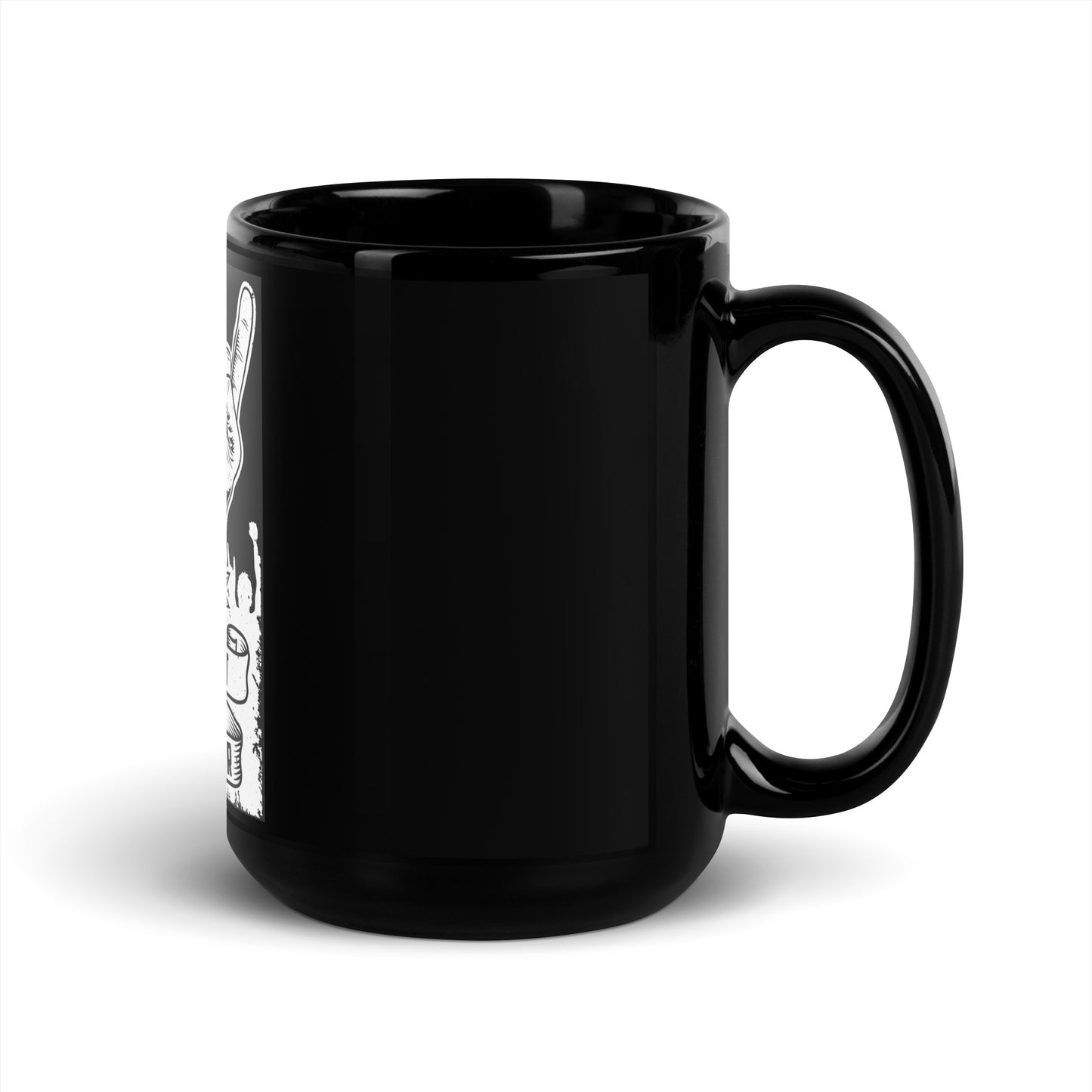 Live Fast Rock Harder Black Mug