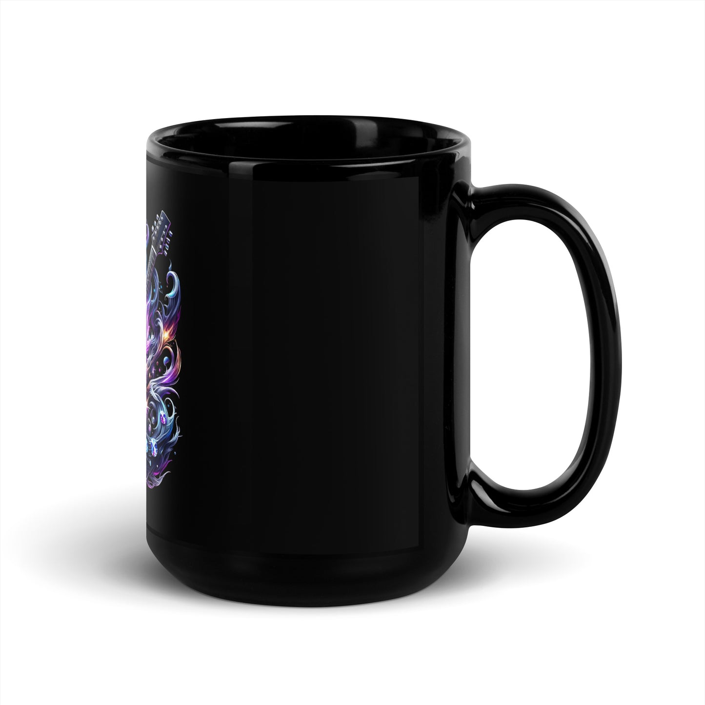 Diamond Skull Bling Black Mug