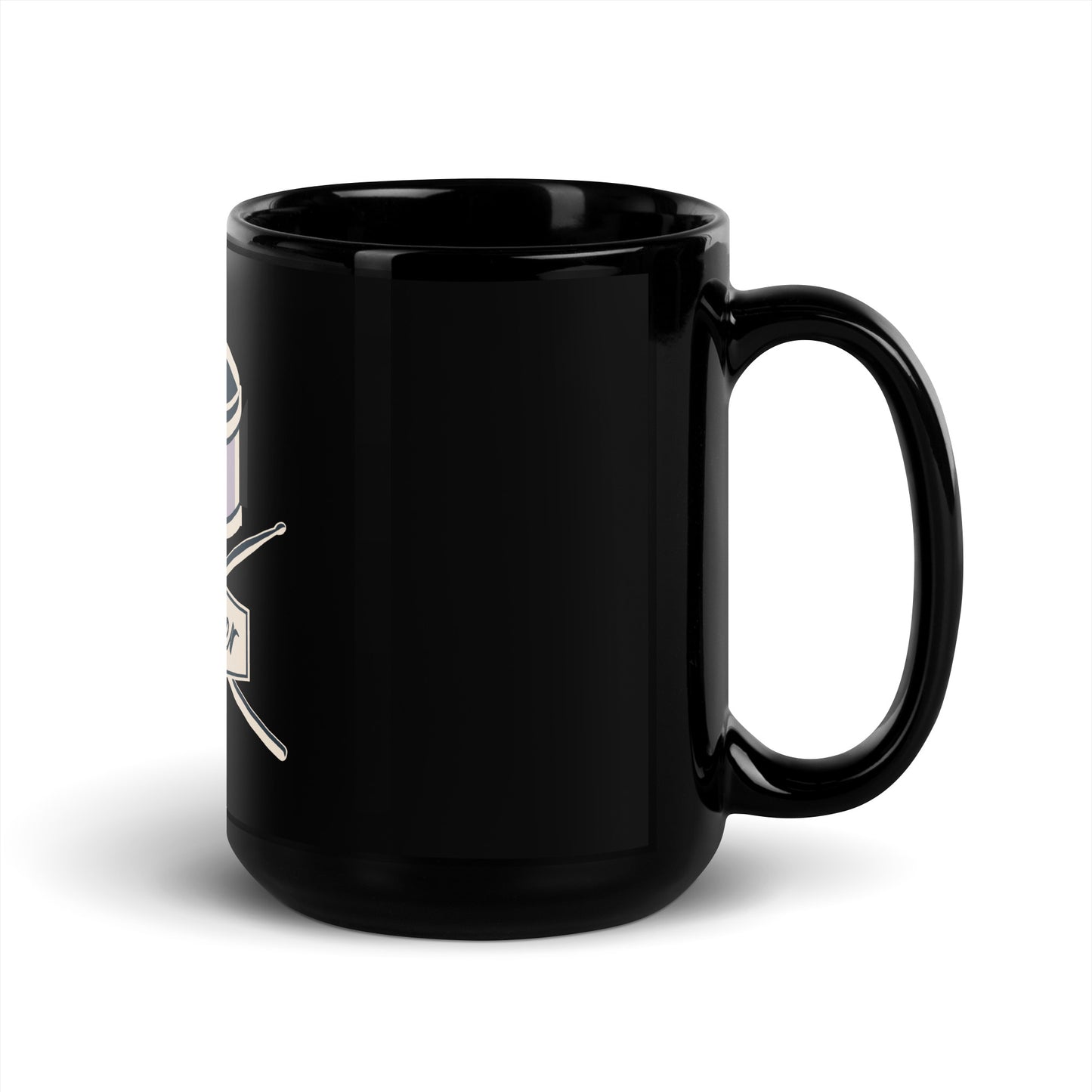 Drummer Idol Black Mug