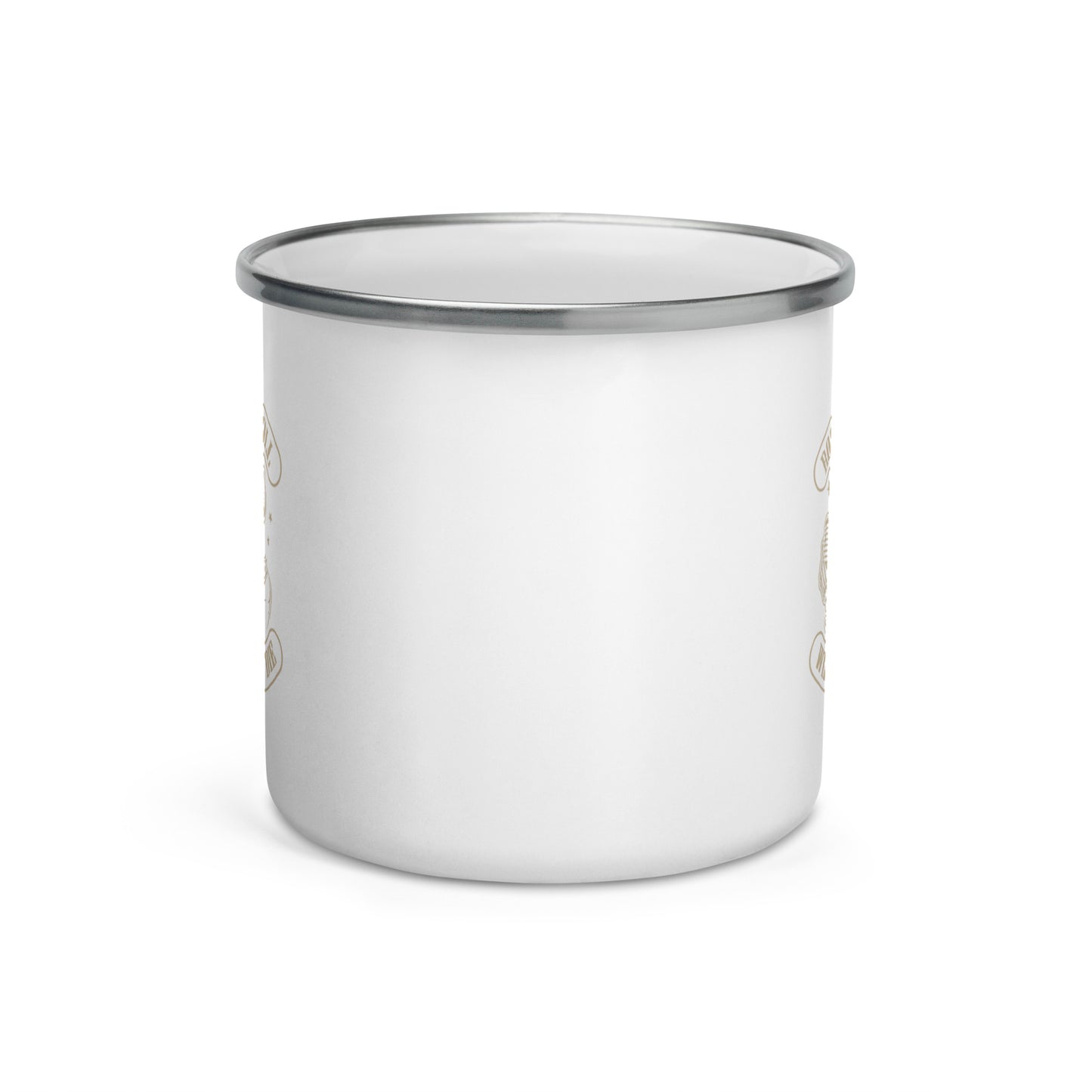 Rock and Roll Will Never Die Enamel Mug
