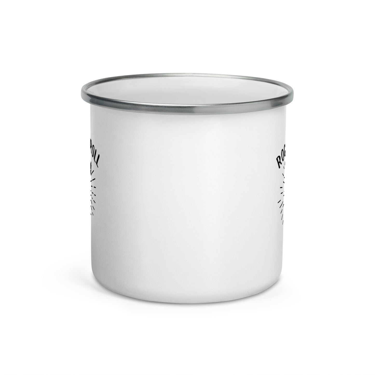 Rock and Roll Hand Enamel Mug