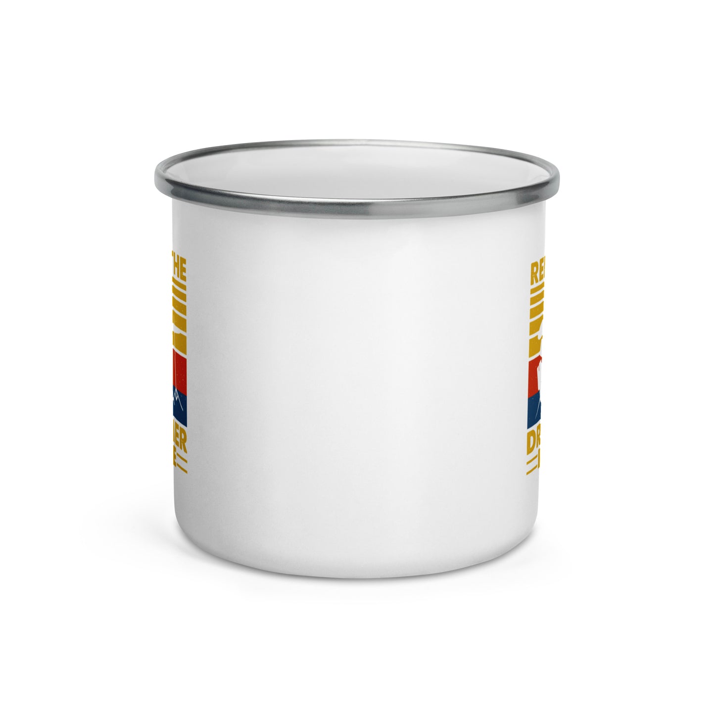 Relax The Drummer Is Here Enamel Mug