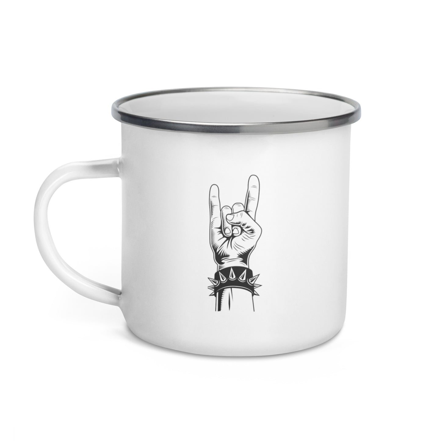 Rock On Enamel Mug