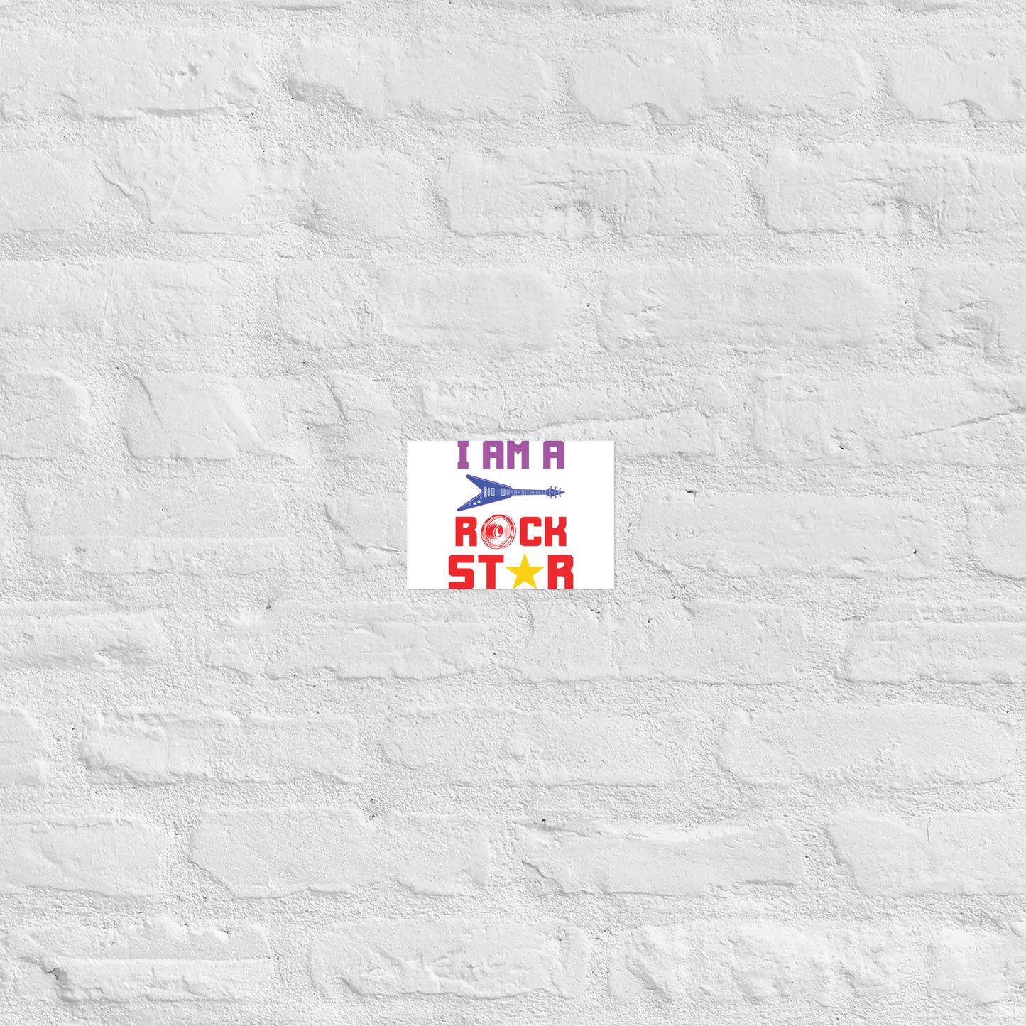 I Am Rockstar Poster