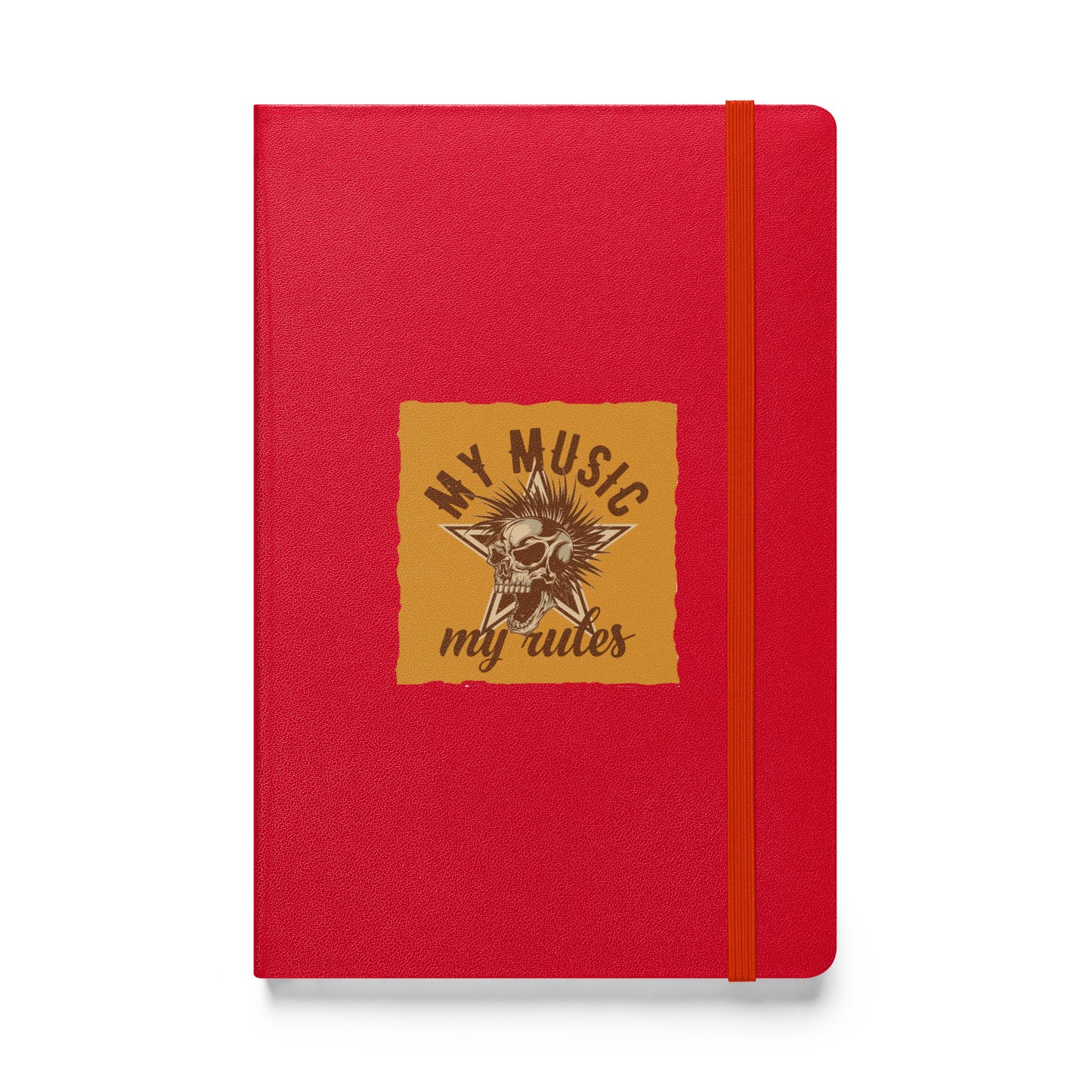 My Music My Rules Hardbound Notebook