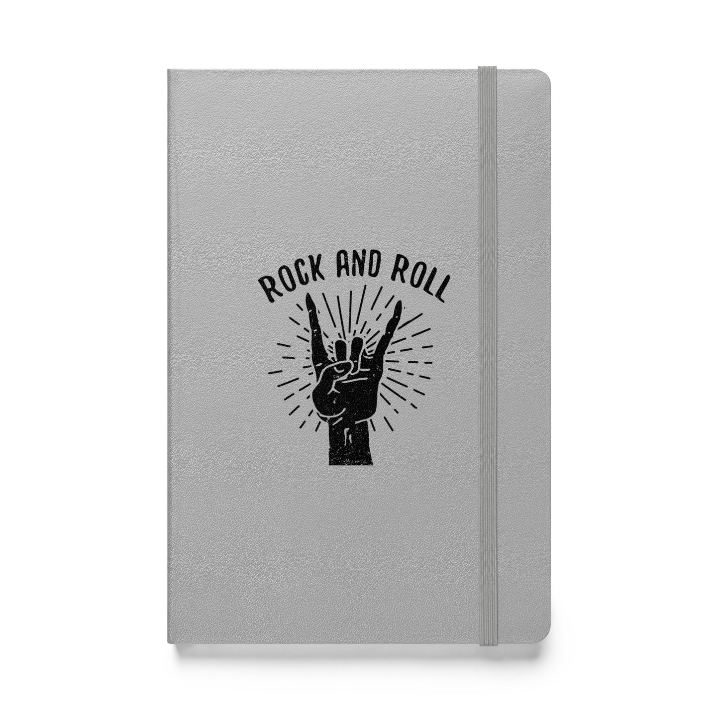 Rock and Roll Hand Hardbound Notebook