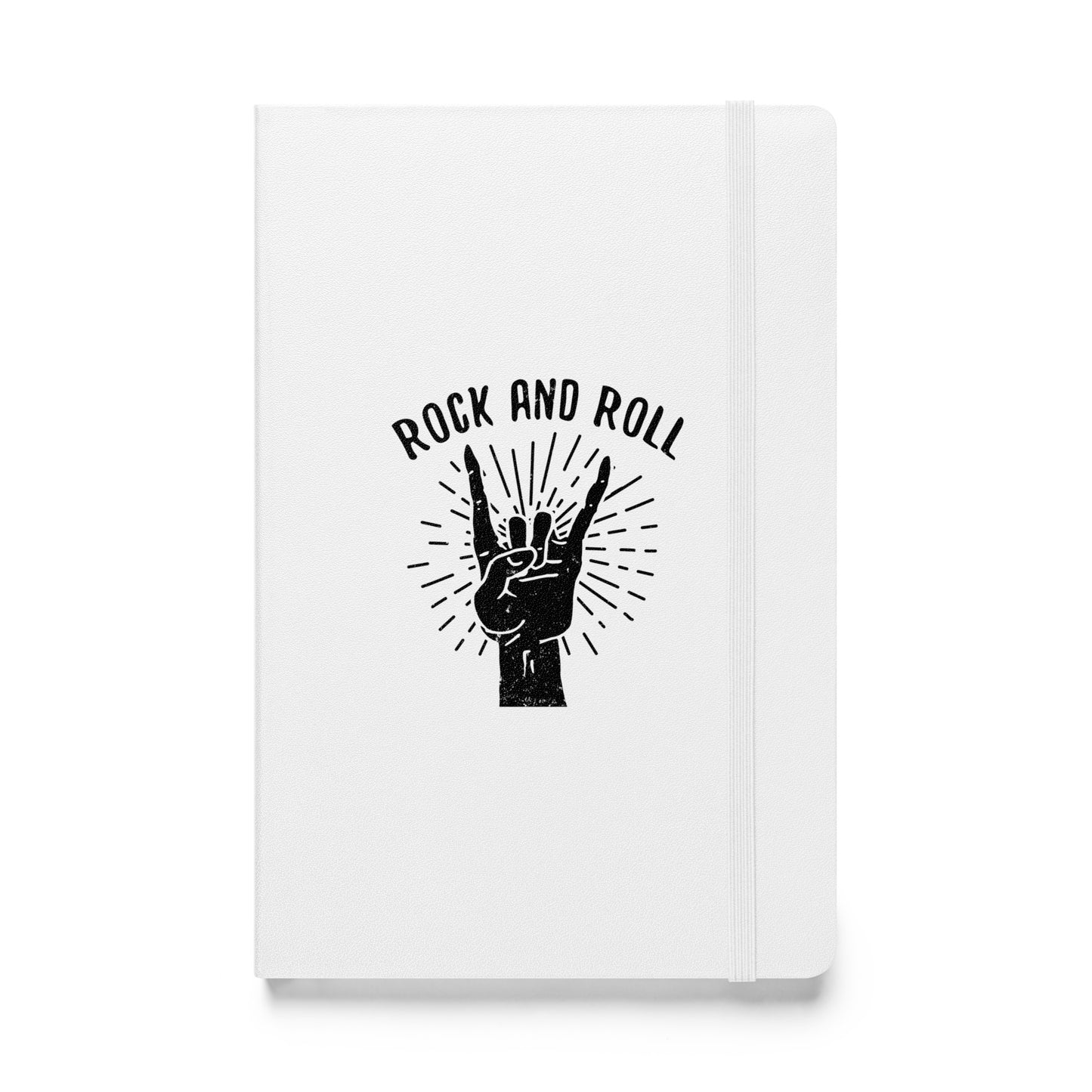 Rock and Roll Hand Hardbound Notebook