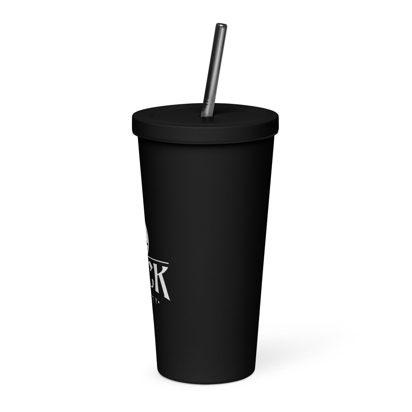 Rock Society Insulated Tumbler with Straw