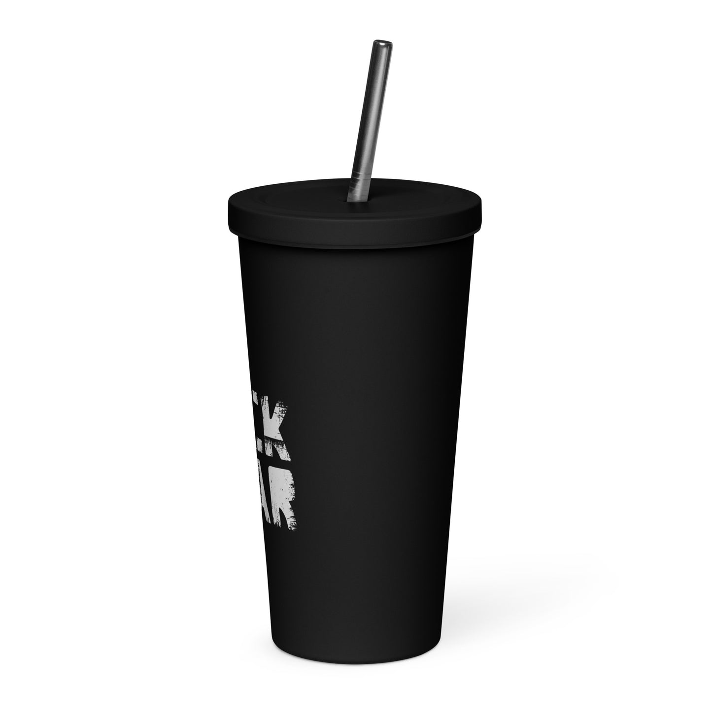 Rock Star Insulated Tumbler with Straw