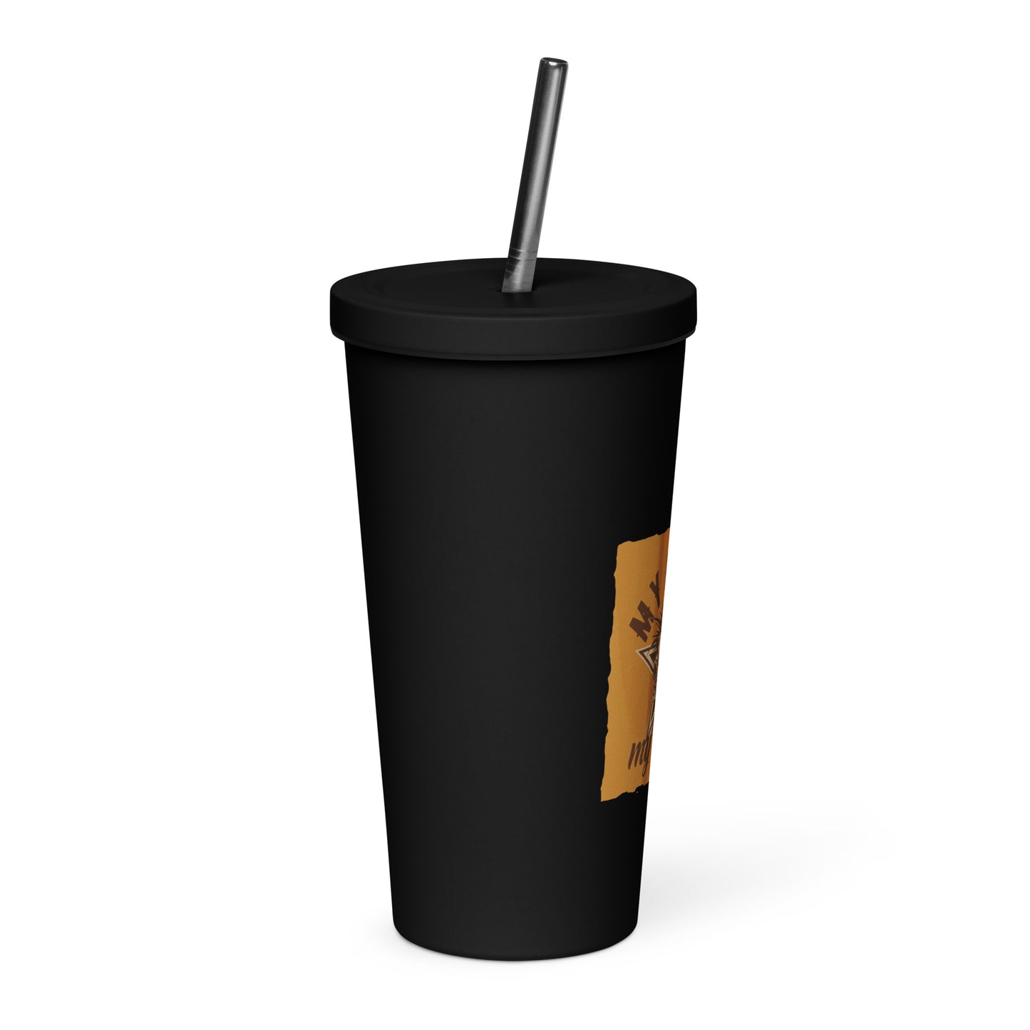 My Music My Rules Insulated Tumbler with Straw