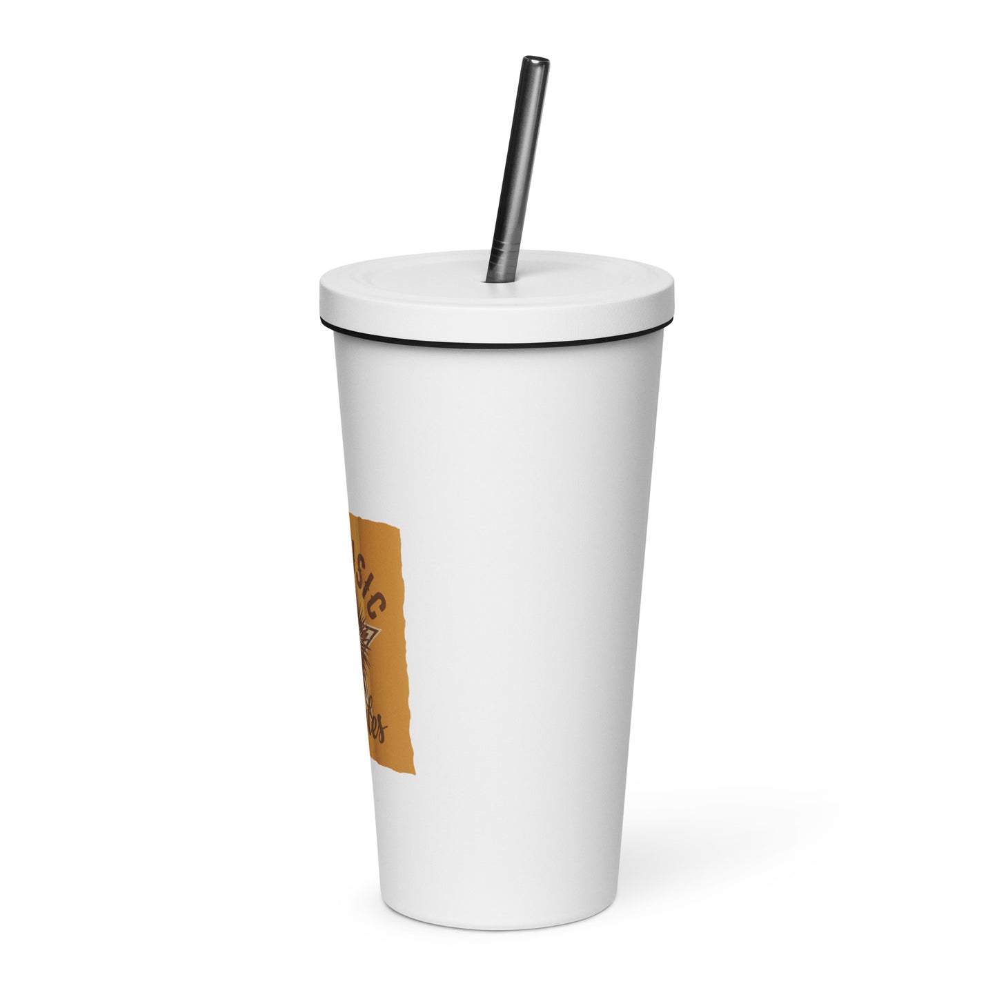 My Music My Rules Insulated Tumbler with Straw