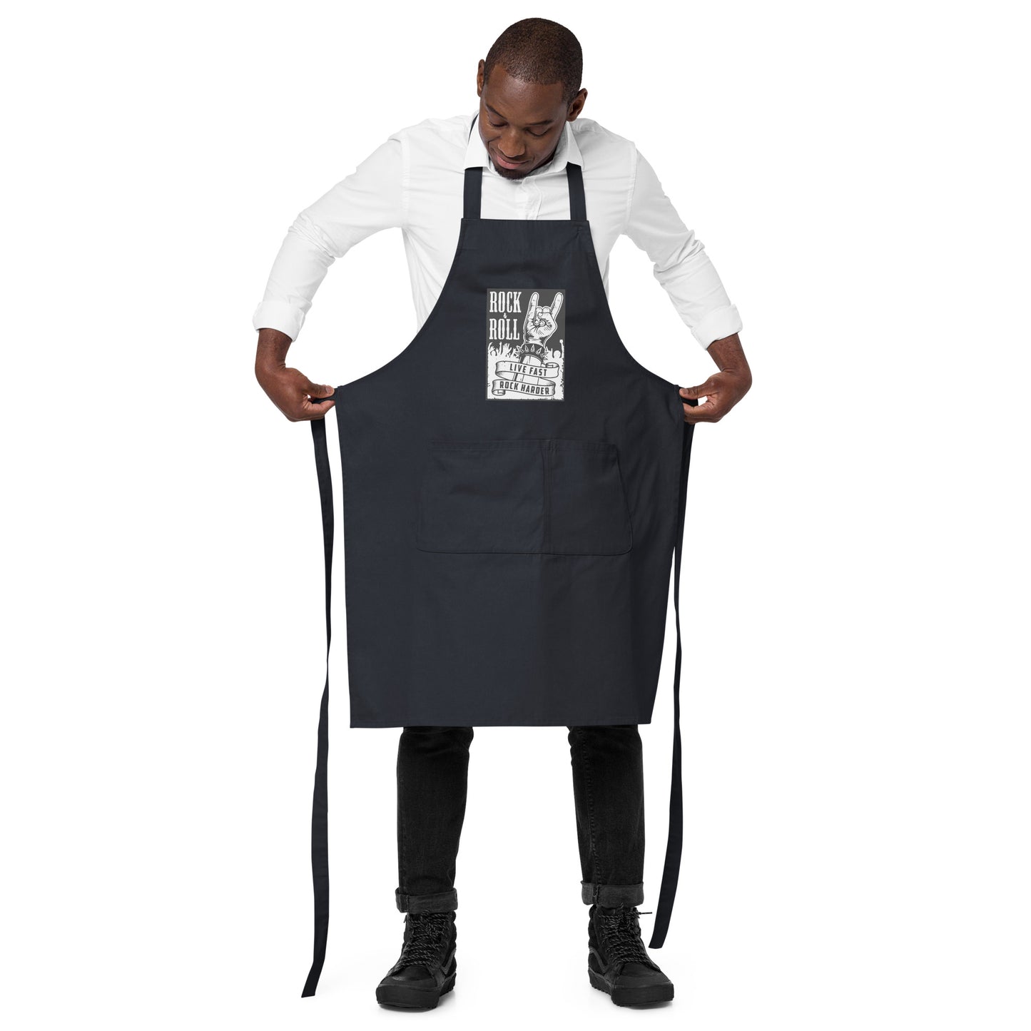 Live Fast Rock Harder Apron