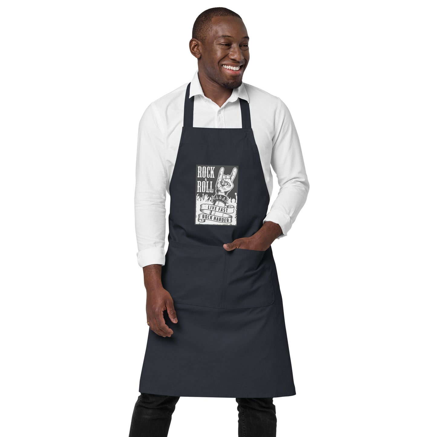 Live Fast Rock Harder Apron