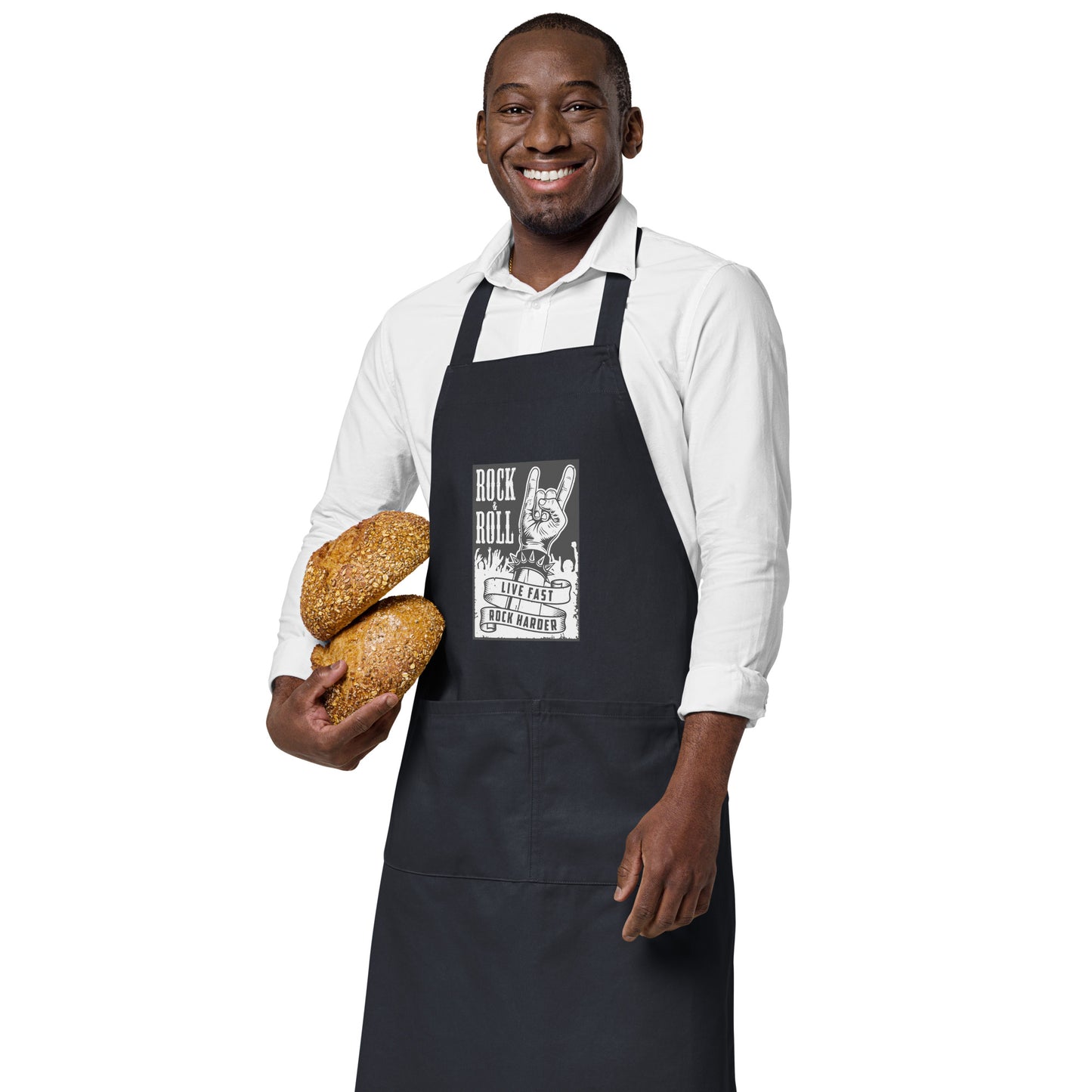 Live Fast Rock Harder Apron