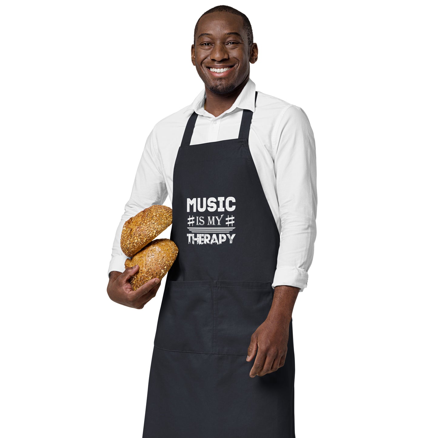 Music Is My Therapy Apron