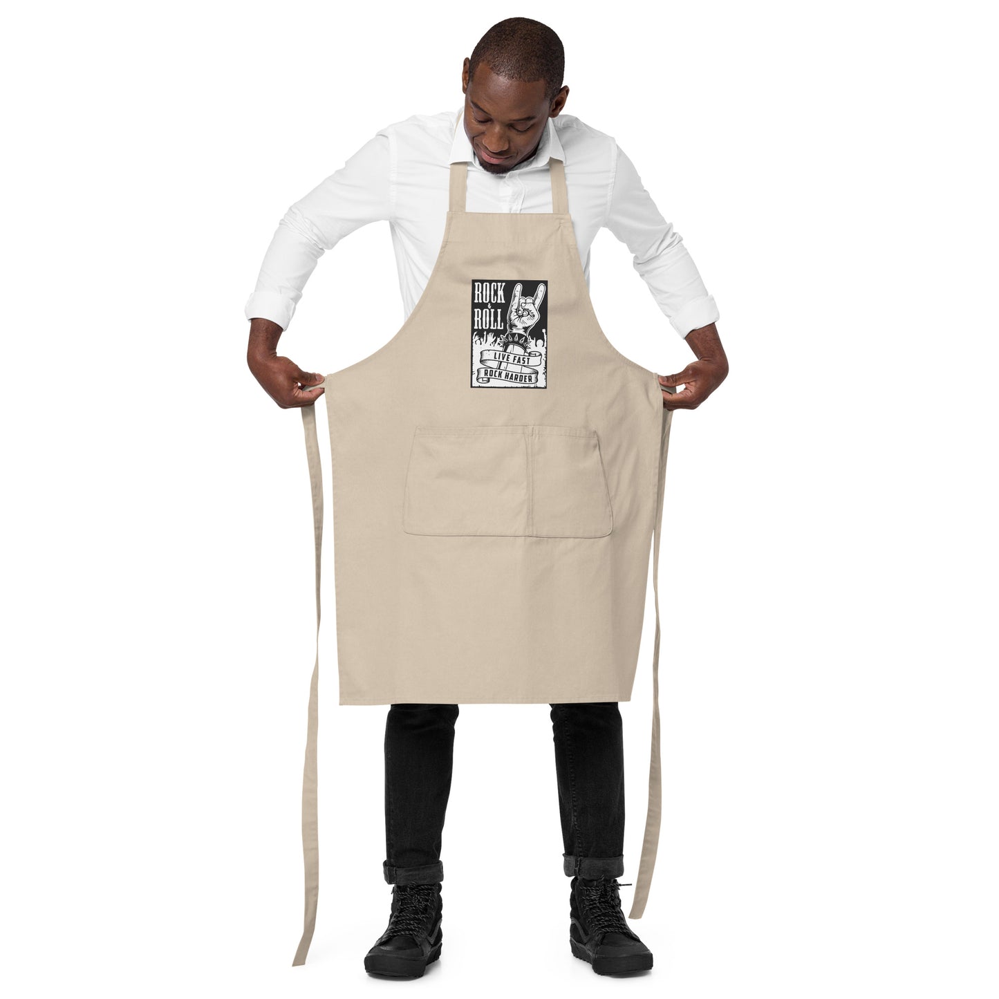 Live Fast Rock Harder Apron