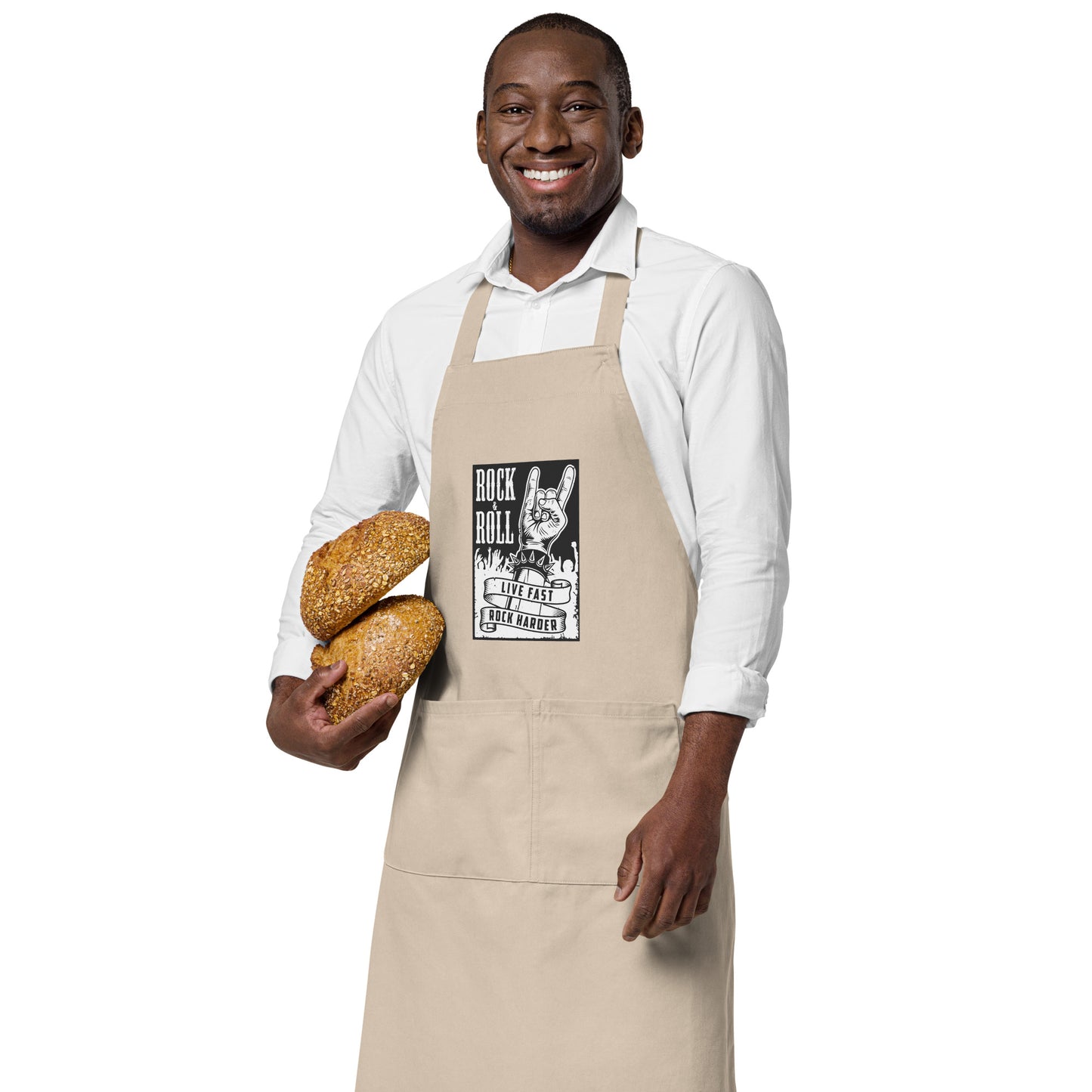 Live Fast Rock Harder Apron