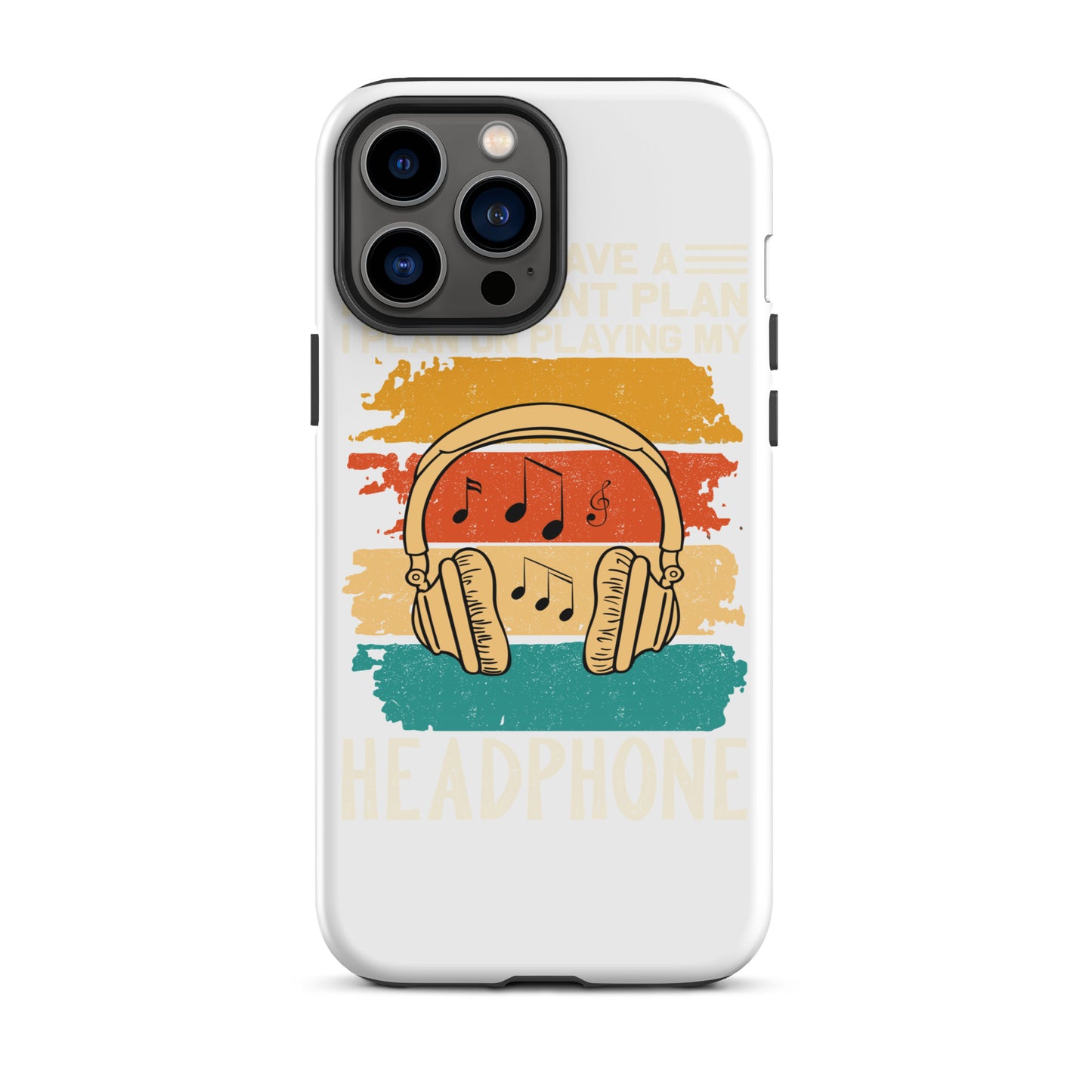 Playing My Headphone iPhone Case