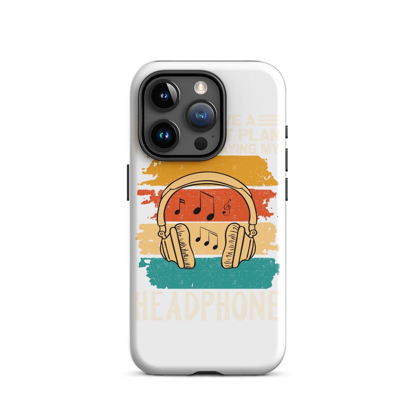 Playing My Headphone iPhone Case