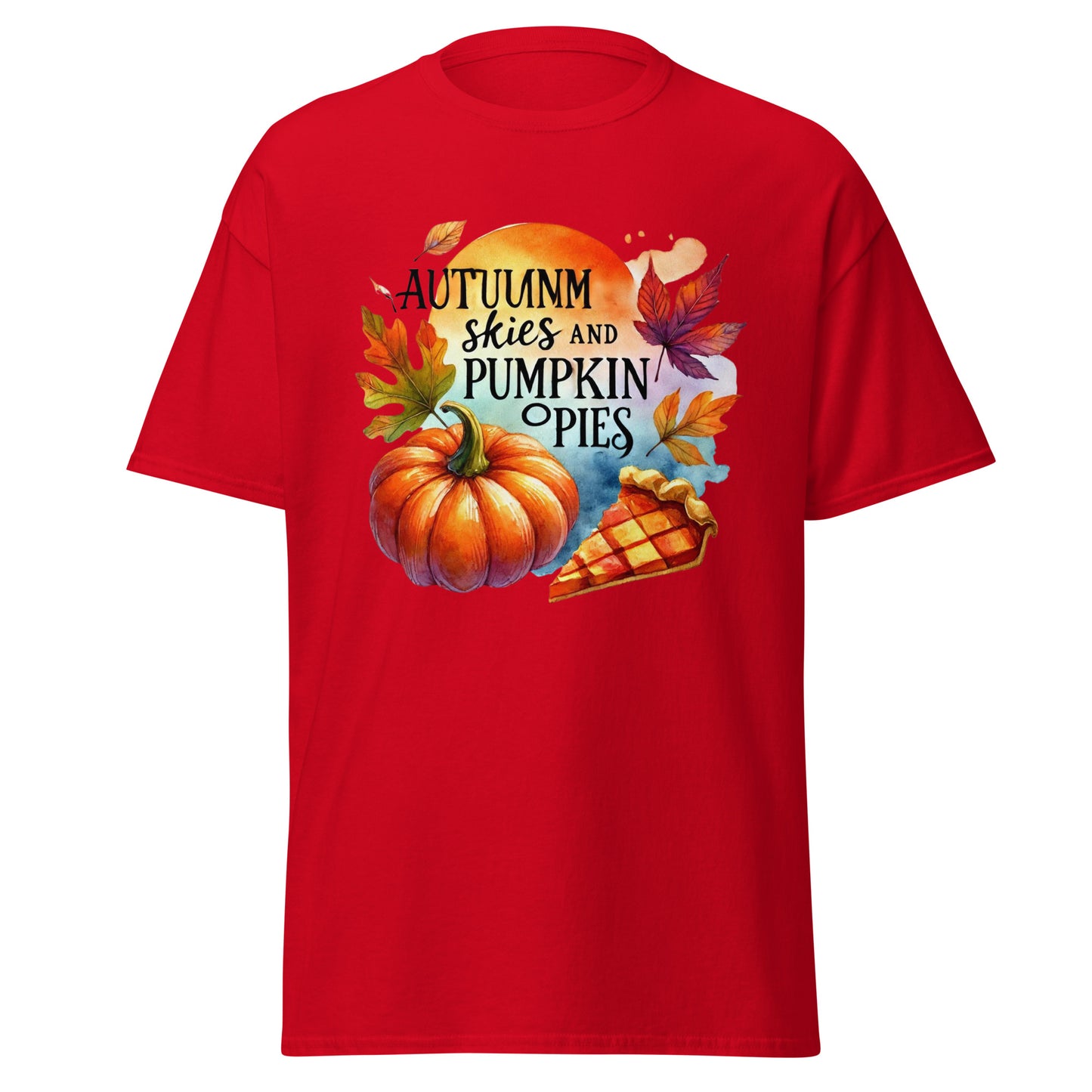 Autumn Skies and Pumpkin Pies T-shirt