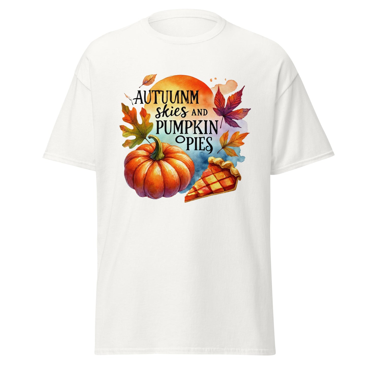 Autumn Skies and Pumpkin Pies T-shirt