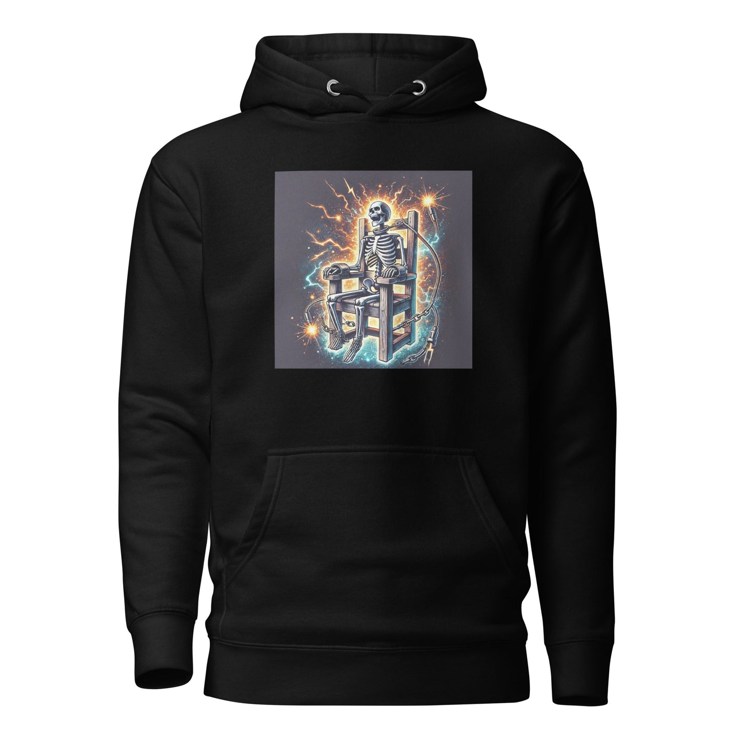 Halloween Skeleton Electric Chair Hoodie