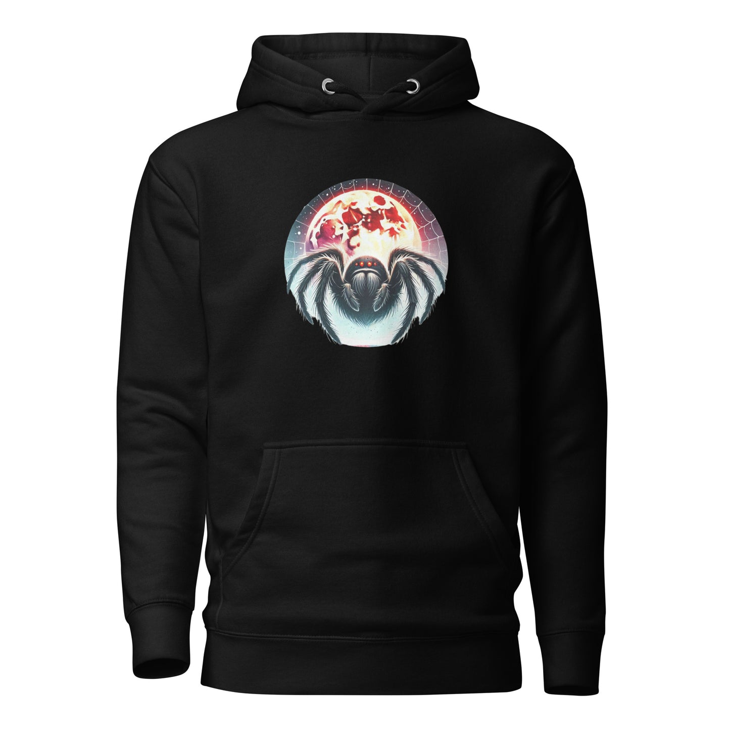 Scary Spider with Moon Hoodie