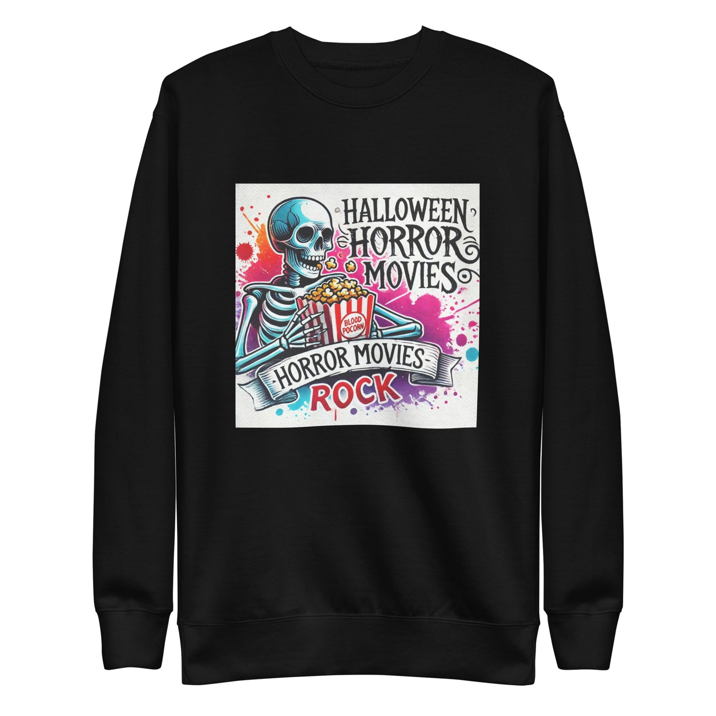 Halloween Movies Popcorn Sweatshirt