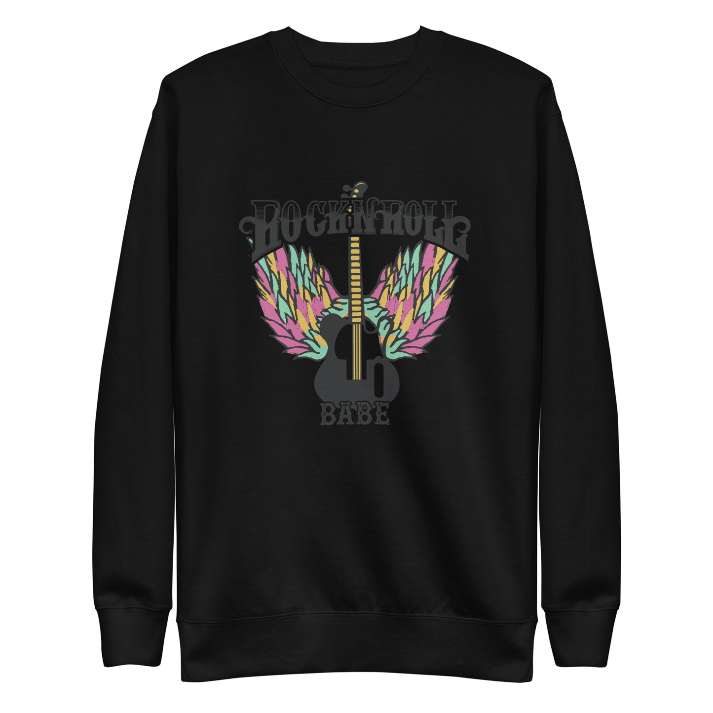 Rock and Roll Babe Wings Sweatshirt
