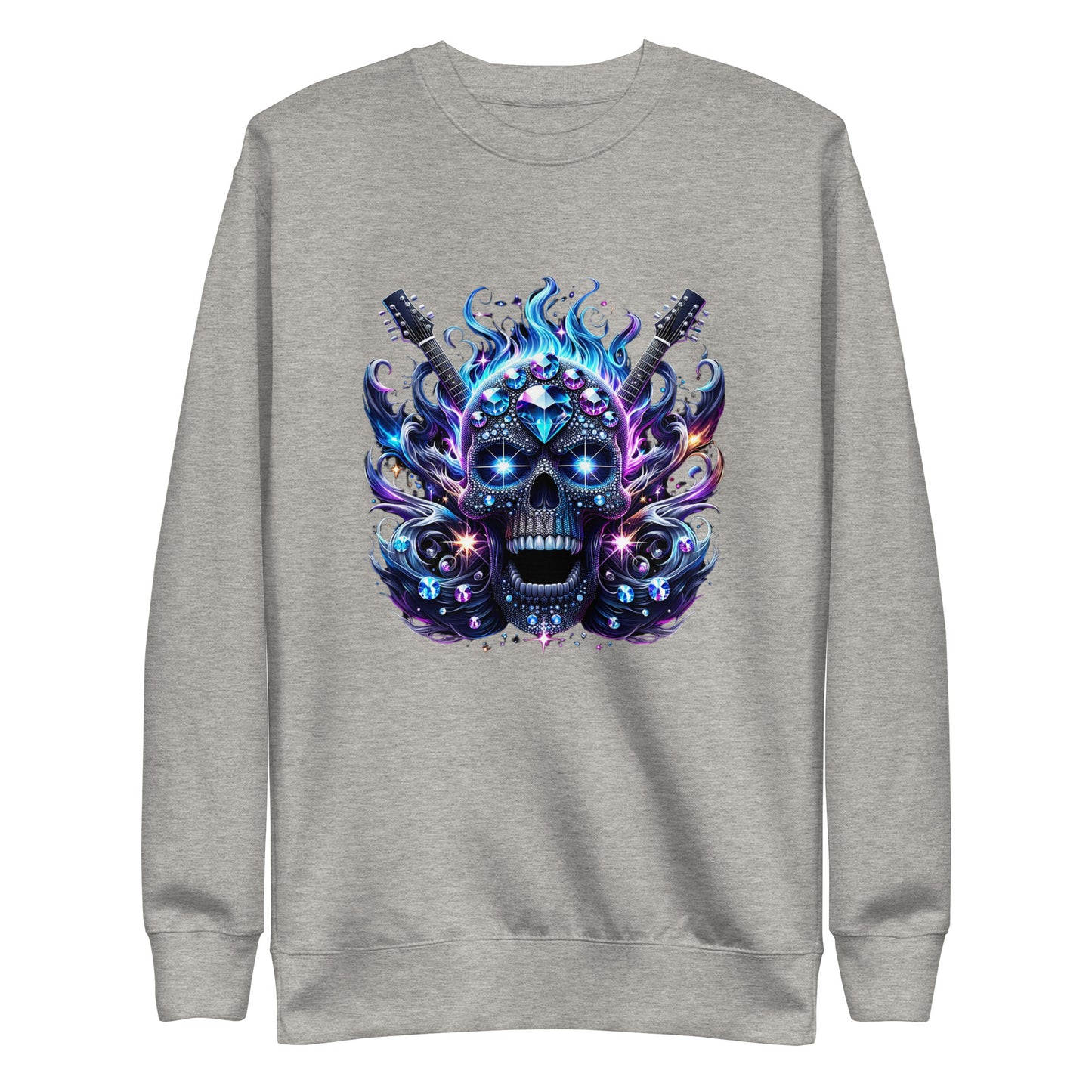 Diamond Skull Bling Sweatshirt