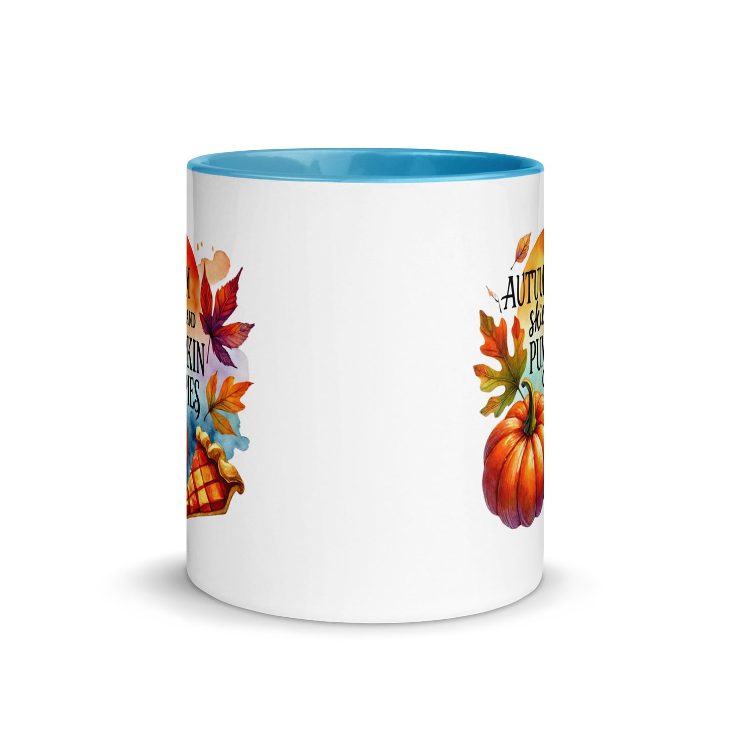 Autumn Skies and Pumpkin Pies Color Mug
