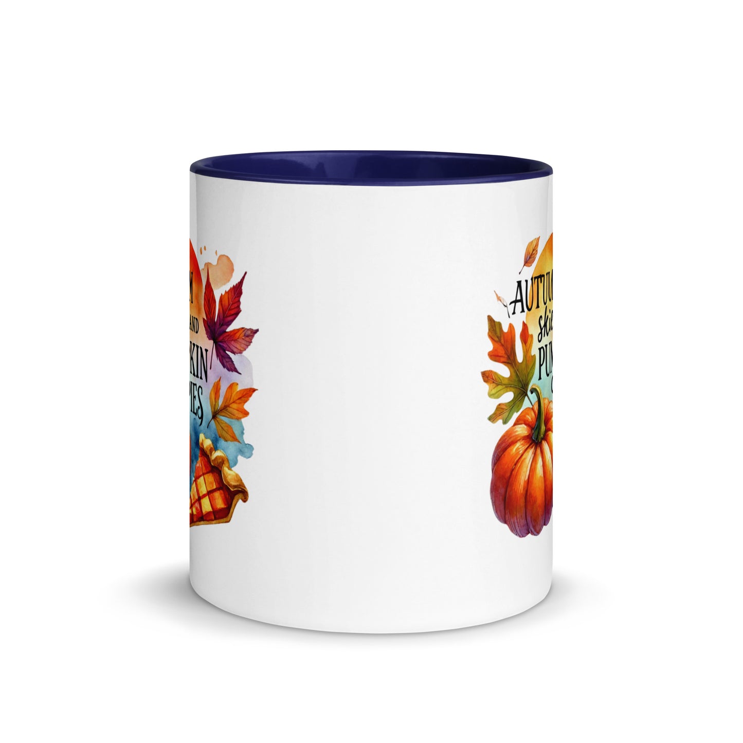 Autumn Skies and Pumpkin Pies Color Mug