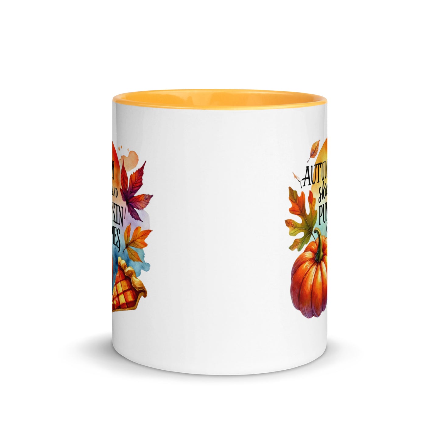 Autumn Skies and Pumpkin Pies Color Mug