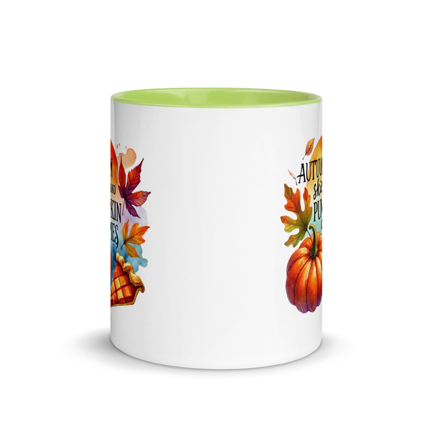 Autumn Skies and Pumpkin Pies Color Mug