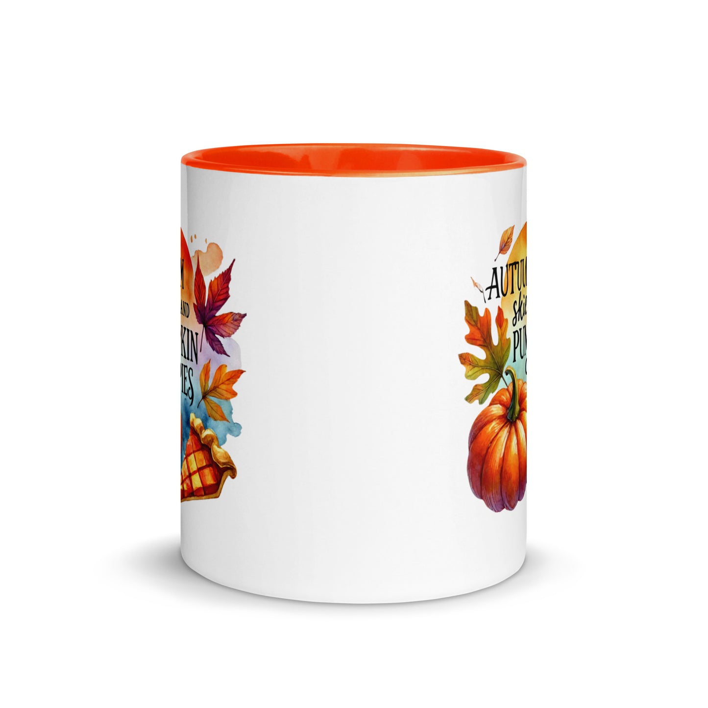 Autumn Skies and Pumpkin Pies Color Mug