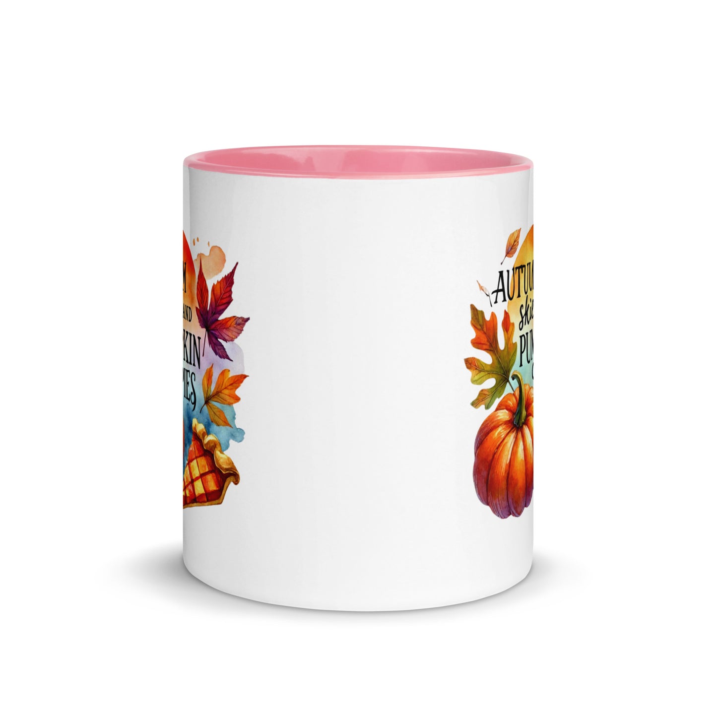Autumn Skies and Pumpkin Pies Color Mug