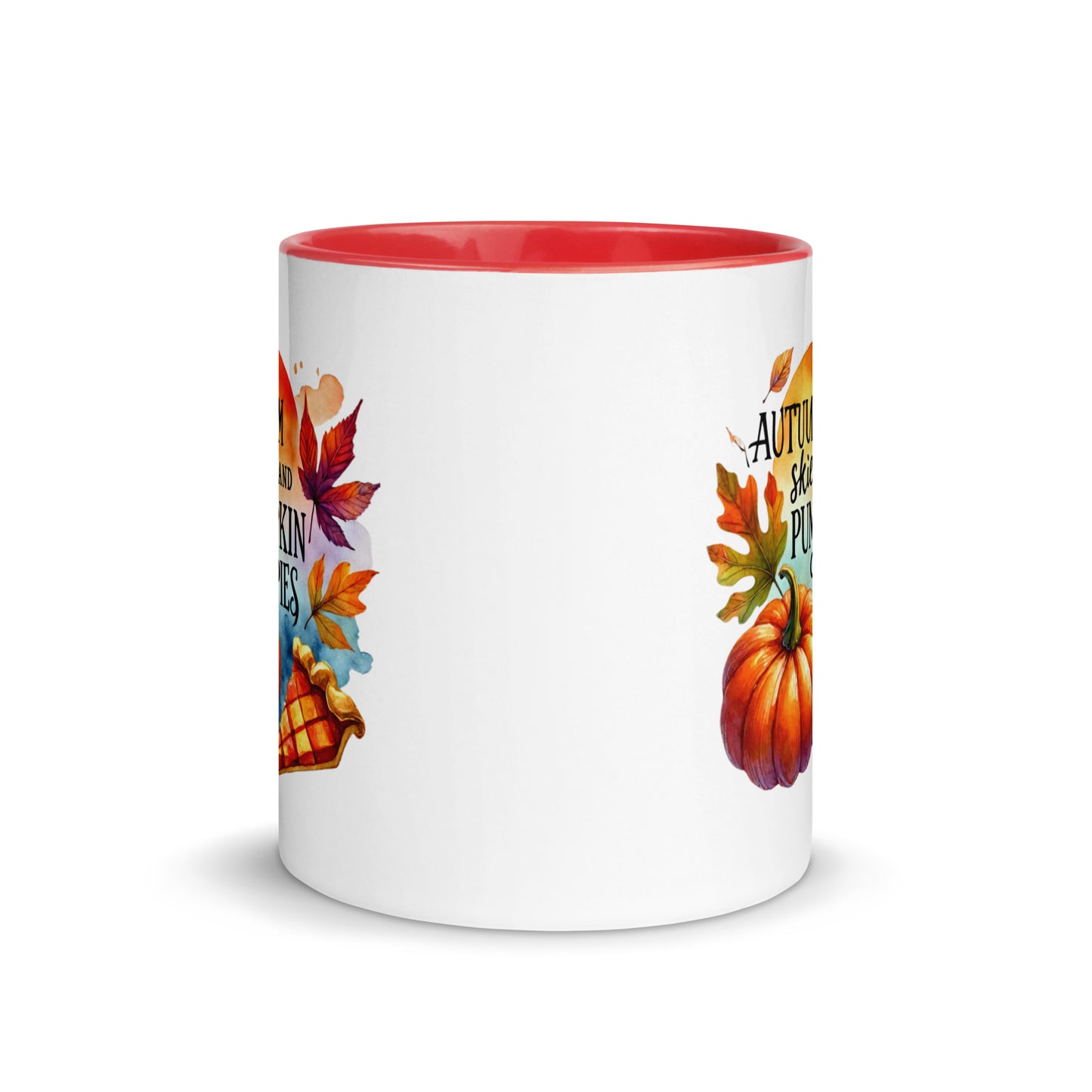 Autumn Skies and Pumpkin Pies Color Mug