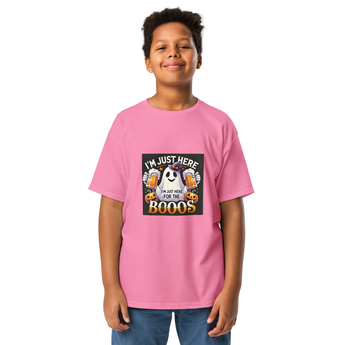 I am just here for the Boos Youth T-shirt